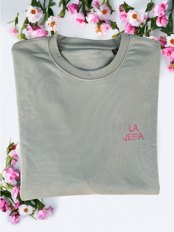 Sudadera La Jefa turquesa