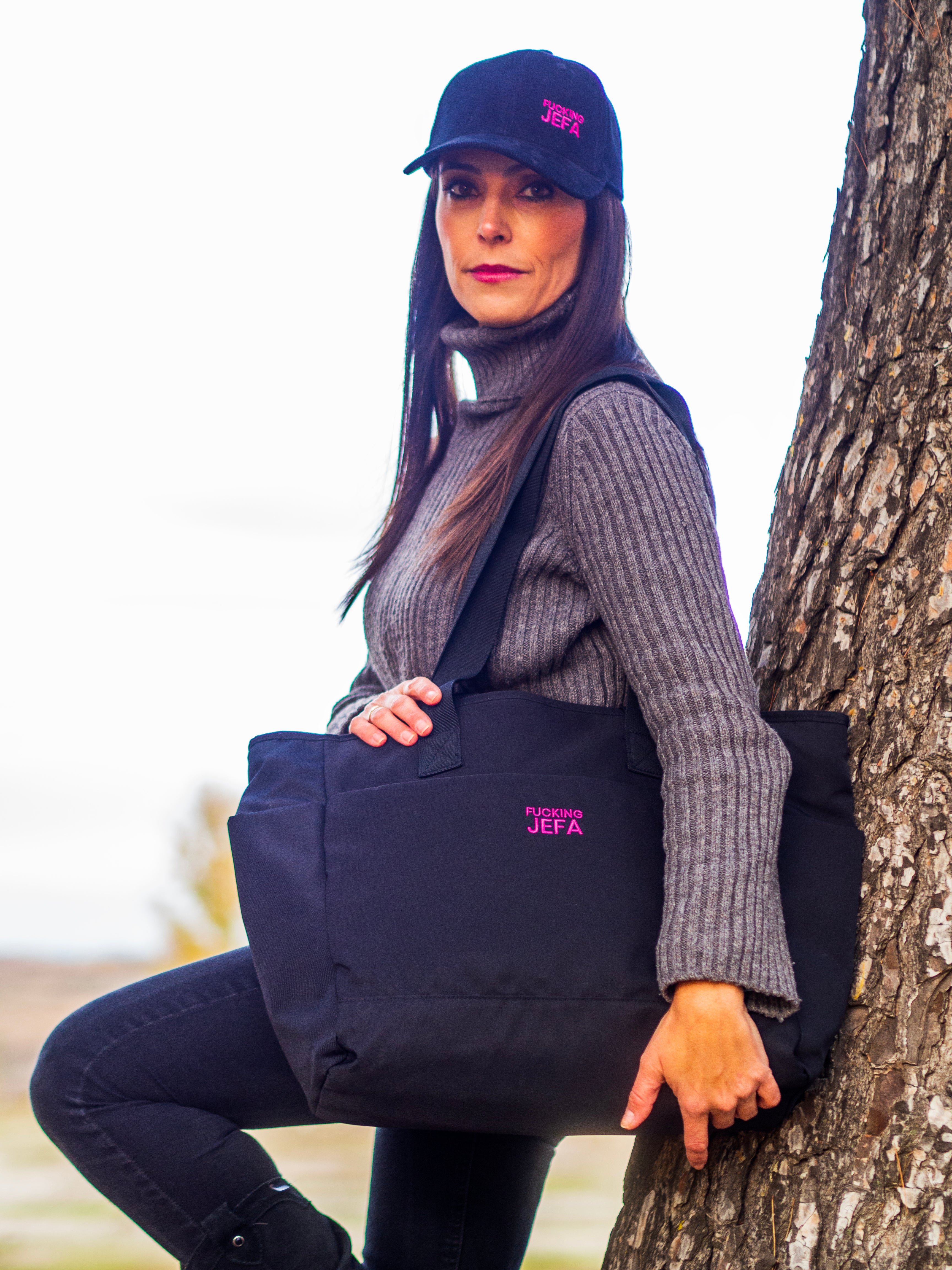 Bolso todoterreno "FUCKING JEFA" - Black