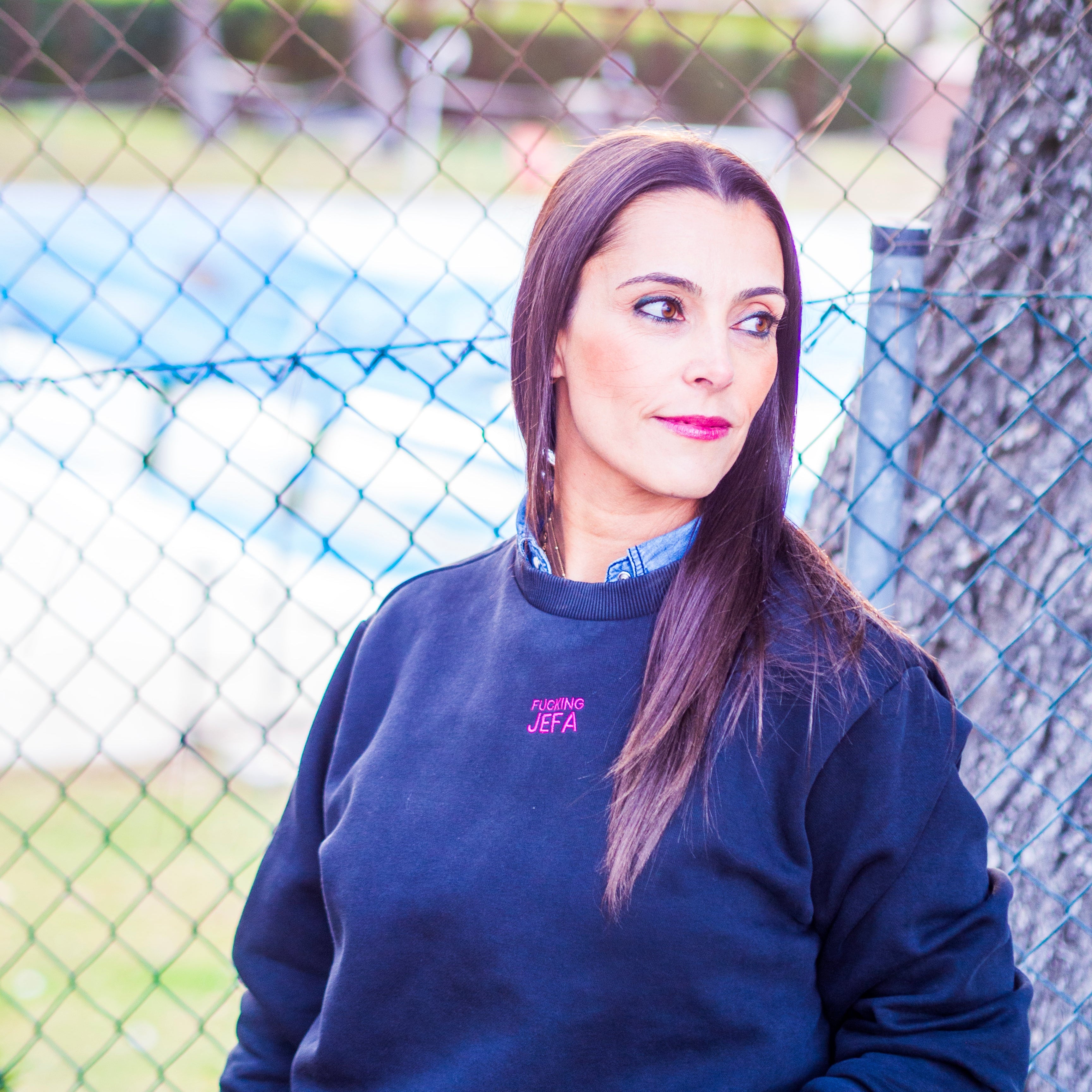 Sudadera "FUCKING JEFA"- Black