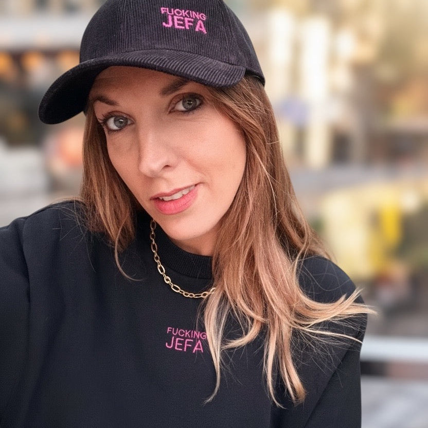 Sudadera "FUCKING JEFA"- Black