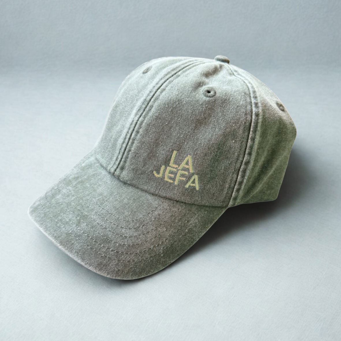 Gorra LA JEFA – Verde caqui