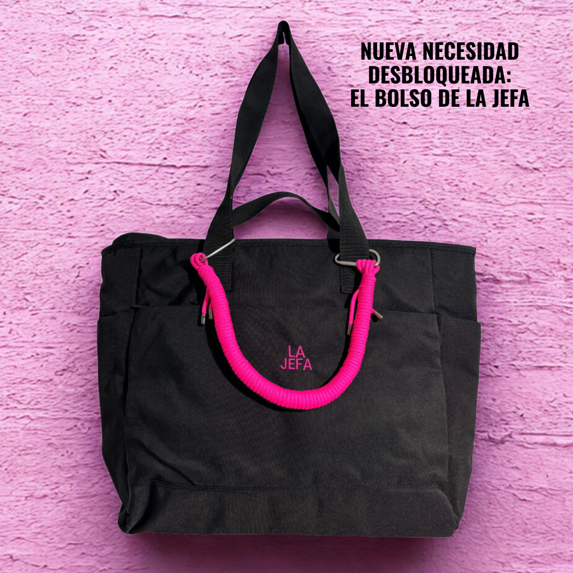 Bolso todoterreno "LA JEFA" - Negro