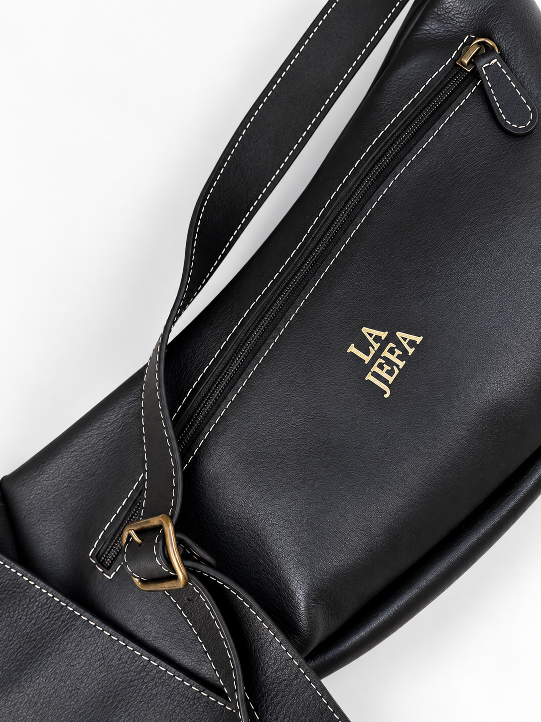 Bolso La Jefa "Riñonera"Black