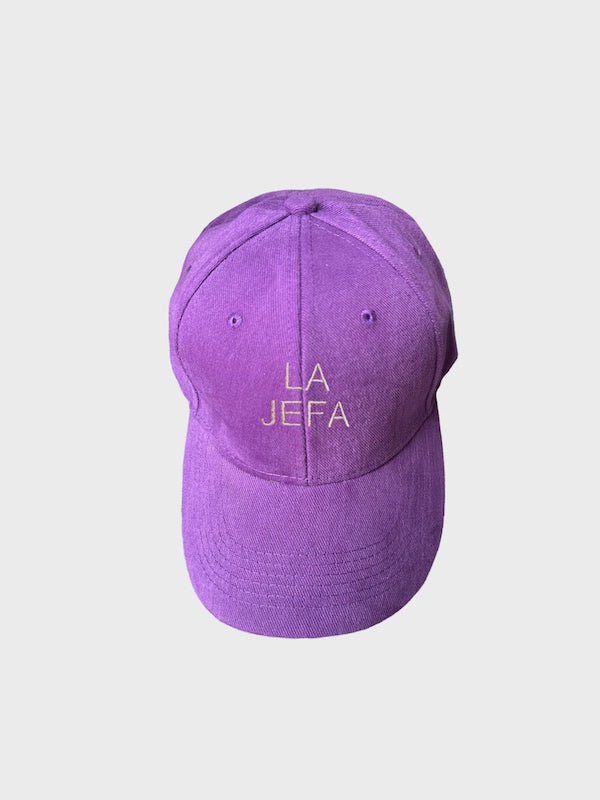 Gorra invierno LA JEFA, Purple