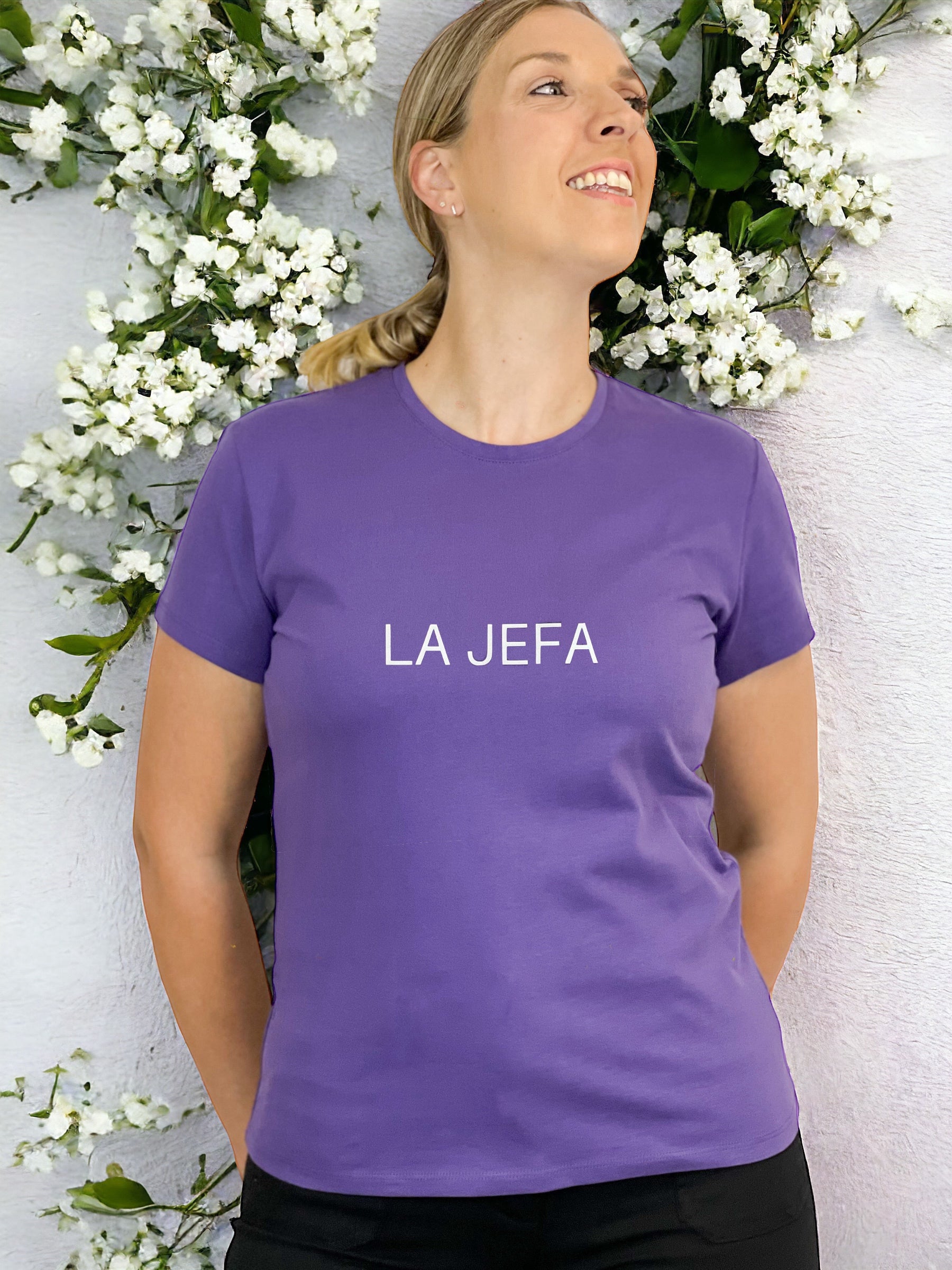 Camiseta LA JEFA Purple