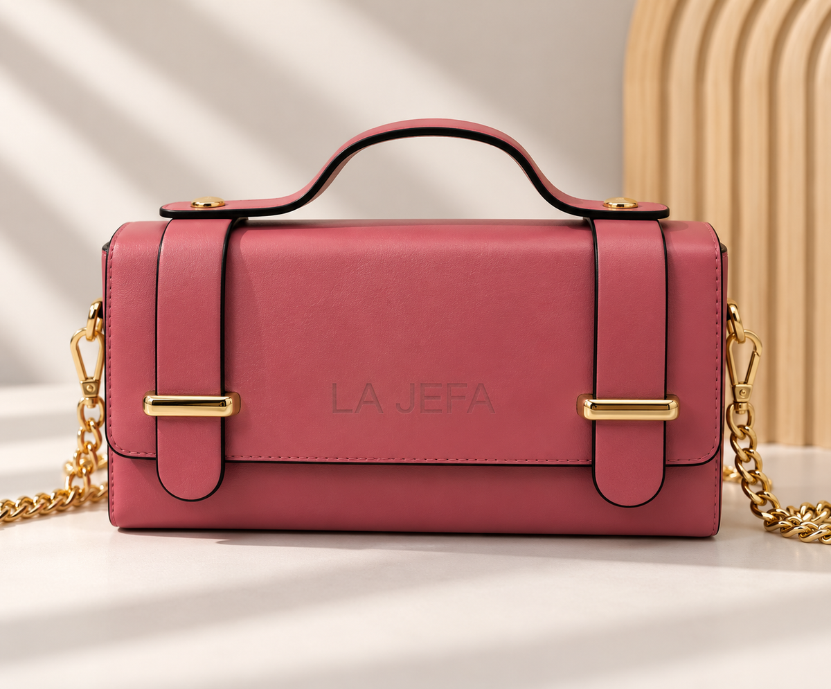 Mini bolso "La jefa" - Rosa empolvado