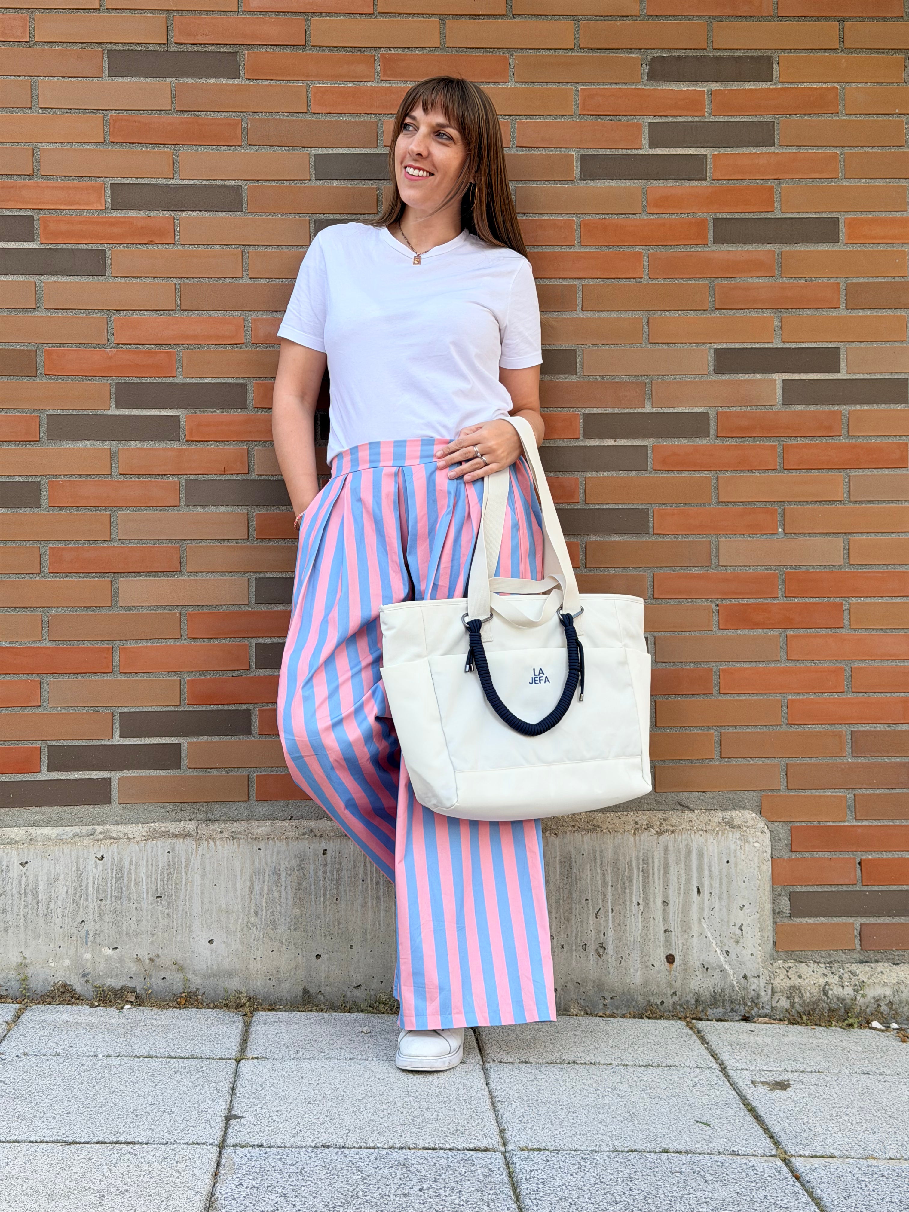 Bolso todoterreno "LA JEFA" - beige
