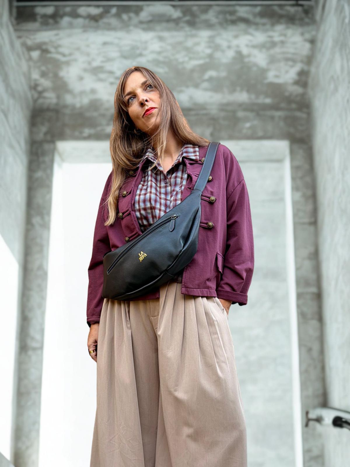 Bolso La Jefa "Riñonera"Black