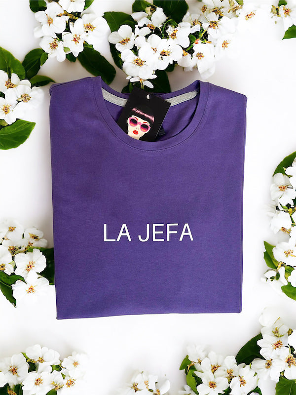 Camiseta LA JEFA Purple
