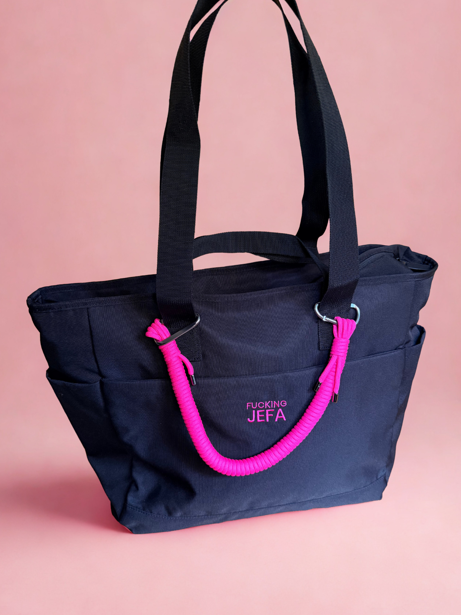 Bolso todoterreno "FUCKING JEFA" - Black