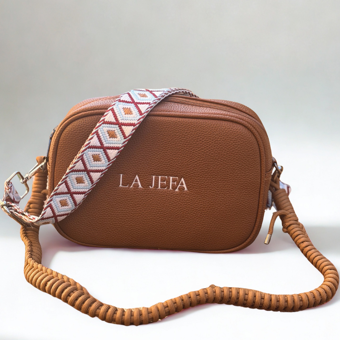 Bolso "LA JEFA"- Vegan- Marrón